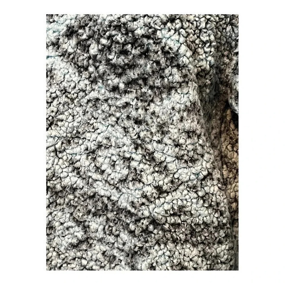 TRUE GRIT SHERPA PULLOVER 1/4 ZIP FROSTY TIP‎ AZTEC PATTERN SUPER SOFT SIZE MED - Picture 2 of 10